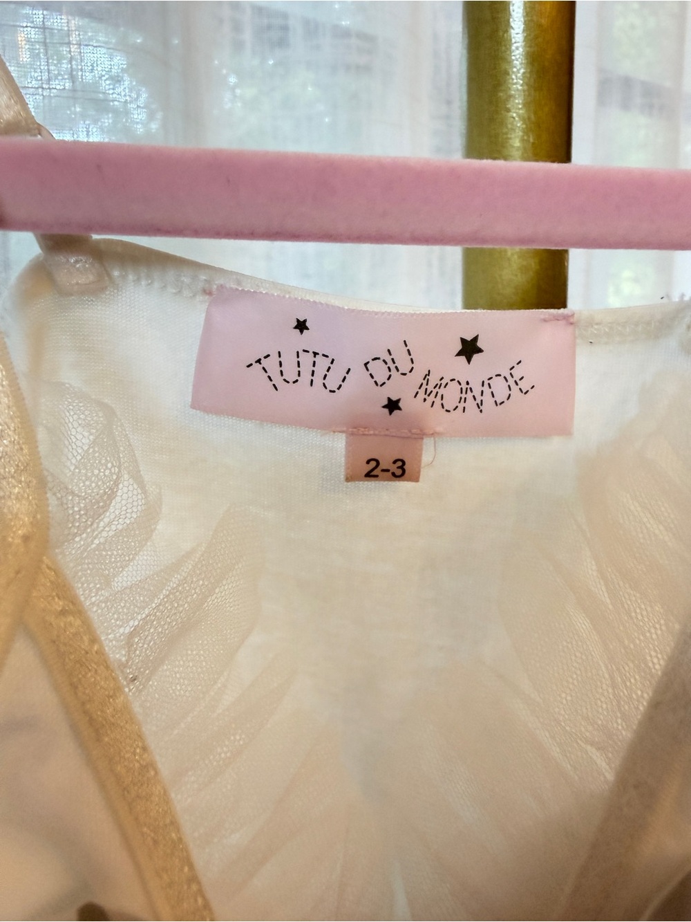 Tutu Du Monde Crystal Palace Dress Size 2-3 Ivory Flower Girl LN - Picture 6 of 11